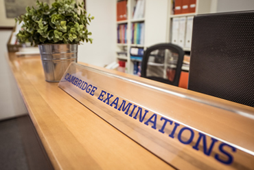 Cambridge Exams desk at IH Palemro LC
