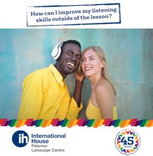How can I improve my listening skills outside of the lesson?