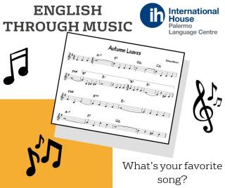 English through Music graphic